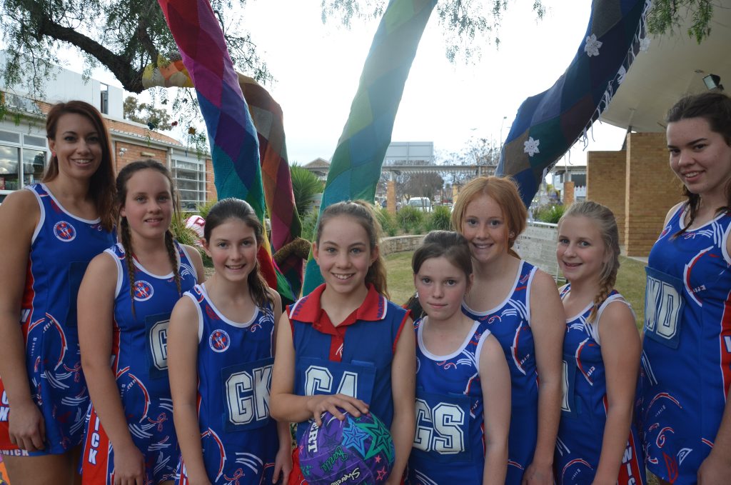 Ashlee Hagan, Amy Harrison, Lily Wacker, Charlotte Nott, Tiffany Walker, Natalie Harm, Hayleigh Cartwright and Megan Mullaly will compete in the Inter-district Netball Championship this weekend.